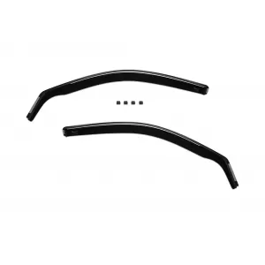 Set of front and rear wind deflectors suitable for Hyundai Tucson 2004-2010, dark smoked, 4 pieces-image-6335310