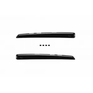 Set of front and rear wind deflectors suitable for Hyundai iX35 2010-2015, dark smoked, 4 pieces-image-6335330