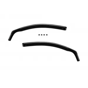 Set of front and rear wind deflectors suitable for Hyundai Tucson 2015-2020, dark smoked, 4 pieces-image-6335355