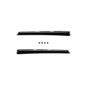 Set of front and rear wind deflectors suitable for Hyundai Tucson 2015-2020, dark smoked, 4 pieces-image-6335356