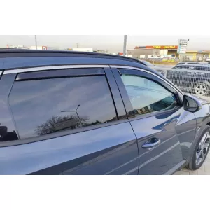 Set mit Front- und Heckwindabweiser geeignet für Hyundai Tucson nach 2020, dunkel getönt, 4 Stück-image-6335390