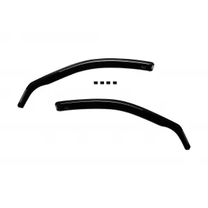 Set von Front- und Heckwindabweiser geeignet für Mercedes E-Klasse W211 Limousine 2002-2009, mit 4 Türen, dunkel getönt, 4 Stück-image-6335563