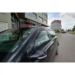 Set von Front- und Heckwindabweiser geeignet für Mercedes B-Klasse W245 2005-2011, mit 5 Türen, dunkel getönt, 4 Stück-image-6335593