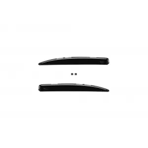 Set von Front- und Heckwindabweiser geeignet für Mercedes C-Klasse W204 Limousine 2007-2014, mit 4 Türen, dunkel getönt, 4 Stück-image-6335602