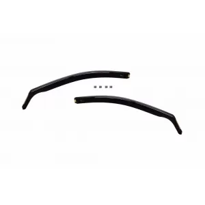 Set von Front- und Heckwindabweiser geeignet für Mercedes S-Klasse W221 2007-2013, Langversion, mit 4 Türen, dunkel getönt, 4 Stück-image-6335613