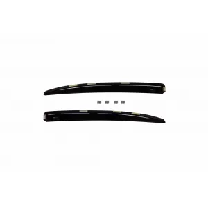 Set von Front- und Heckwindabweiser geeignet für Mercedes S-Klasse W221 2007-2013, Langversion, mit 4 Türen, dunkel getönt, 4 Stück-image-6335614