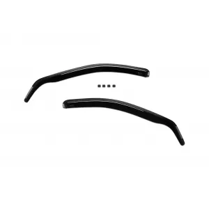 Set von vorderen und hinteren Windabweiser geeignet für Mercedes C-Klasse W203 Limousine 2000-2007, mit 4 Türen, dunkel getönt, 4 Stück-image-6335618