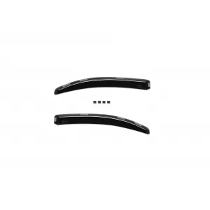 Set von Front- und Heckwindabweiser geeignet für Mercedes S-Klasse W220 1999-2005, Kurzversion, mit 4 Türen, dunkel getönt, 4 Stück-image-6335629