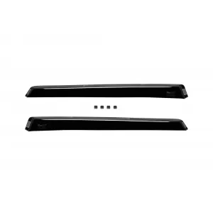 Set von Front- und Heckwindabweiser geeignet für Peugeot 407 Kombi 2004-2010, mit 5 Türen, dunkel getönt, 4 Stück-image-6335922