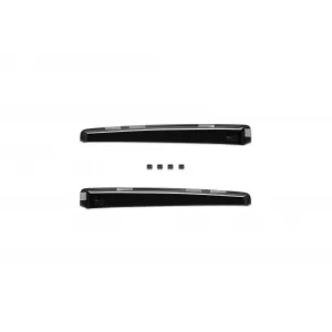 Set of front and rear wind deflectors suitable for Renault Koleos 2008-2016, with 5 doors, dark smoked, 4 pieces-image-6336000