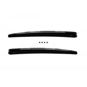 Set of front and rear wind deflectors suitable for Skoda Superb 2002-2008, with 4 doors, dark smoked, 4 pieces-image-6336090