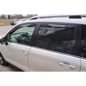 Set von vorderen und hinteren Windabweiser geeignet für Subaru Forester 5 Türen nach 2013, 4 Stück-image-6336169