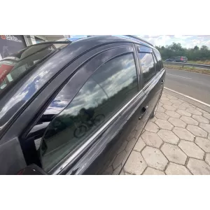 Set von Front- und Heckwindabweiser geeignet für Toyota Avensis Kombi 2003-2009, mit 5 Türen, dunkel getönt, 4 Stück-image-6336240