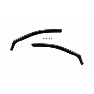 Set de deflectoare de vânt frontale și posterioare potrivite pentru VW Passat sedan după 2014, cu 4 uși, fumuriu închis, 4 bucăți-image-6336333