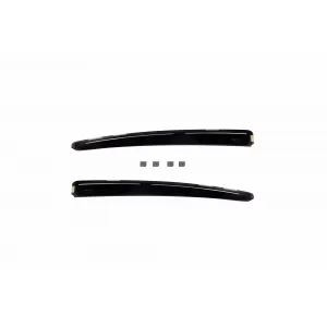 Set de deflectoare de vânt frontale și posterioare potrivite pentru VW Passat sedan după 2014, cu 4 uși, fumuriu închis, 4 bucăți-image-6336334