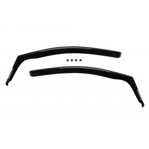 Set of front and rear wind deflectors suitable for VW Touran after 2015, with 5 doors, dark smoked, 4 pieces-image-6336341