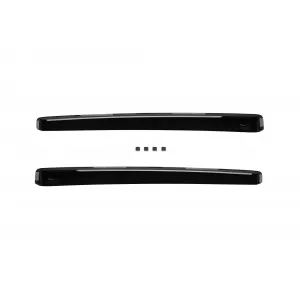 Set of front and rear wind deflectors suitable for VW Touran after 2015, with 5 doors, dark smoked, 4 pieces-image-6336342