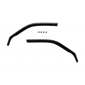 Set de deflectoare de vânt frontale și posterioare potrivite pentru VW Passat sedan 1988-1996, cu 4 uși, fumuriu închis, 4 bucăți-image-6336406