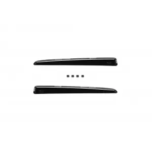 Set de deflectoare de vânt frontale și posterioare potrivite pentru VW Passat sedan 1988-1996, cu 4 uși, fumuriu închis, 4 bucăți-image-6336407