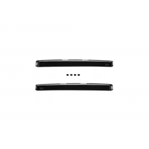 Set of front and rear wind deflectors suitable for VW Touran 2003-2015, with 5 doors, dark smoked, 4 pieces-image-6336428