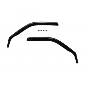 Set of front and rear wind deflectors suitable for VW Golf III, Vento hatchback, estate 1992-1998, with 5 doors, dark smoked, 4 pieces-image-6336438