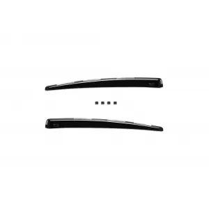 Set of front and rear wind deflectors suitable for VW Passat sedan 2005-2015, with 5 doors, dark smoked, 4 pieces-image-6336444