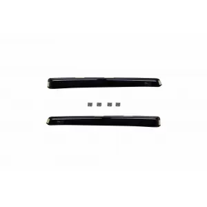 Set of front and rear wind deflectors suitable for VW Touareg 2010-2018, with 5 doors, dark smoked, 4 pieces-image-6336489