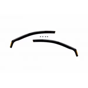 Set of front and rear wind deflectors suitable for VW Jetta sedan after 2011, with 4 doors, dark smoked, 4 pieces-image-6336493