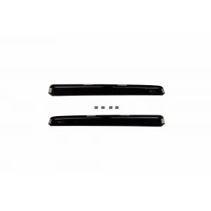 Set of front and rear wind deflectors suitable for Volvo XC60 2008-2017, dark smoked, 4 pieces-image-6336525