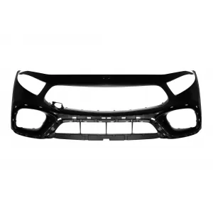 Front A design bumper suitable for Mercedes CLS C257 after 2018 with black gloss GT grille-image-6336564