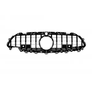 Front A design bumper suitable for Mercedes CLS C257 after 2018 with black gloss GT grille-image-6336565
