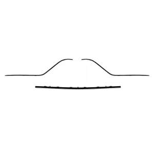 Front A design bumper suitable for Mercedes CLS C257 after 2018 with black gloss GT grille-image-6336568