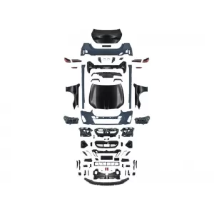 Kit caroserie M tech potrivit pentru BMW Seria 5 F10 sedan 2011-2017 conversie la Seria 5 G60 după 2024