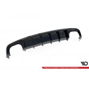 Difuzor de bara spate S-Line Maxton Design potrivit pentru Audi A5 Coupe, Sportback, Cabrio 8T 2011-2016, Negru lucios-image-6336737