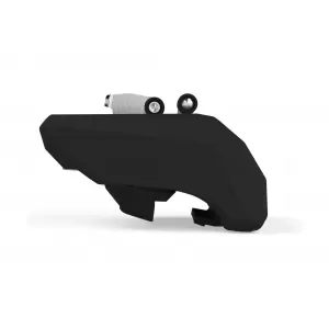 Suporturi Hakr tip 353 potrivite pentru vehicule cu șine integrate, negre, 4 bucăți-image-6336919