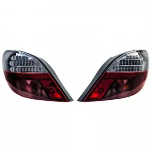 LED Rückleuchten Klarglas Rot Klar geeignet für Peugeot 207 2006–2009-image-6336977