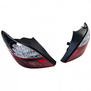 LED Rückleuchten Klarglas Rot Klar geeignet für Peugeot 207 2006–2009-image-6336980