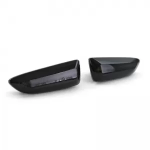 Seitenblinker geeignet für Opel Astra J 10-16 / Astra K 16+ / Insignia B 17+ / Zafira C 11-16 / Crossland X 19+ LED Dynamisch Smoke 2 Stück-image-6336990