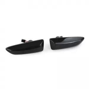 Seitenblinker geeignet für Opel Astra J 10-16 / Astra K 16+ / Insignia B 17+ / Zafira C 11-16 / Crossland X 19+ LED Dynamisch Smoke 2 Stück-image-6336991