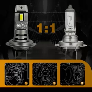 Led Kit H7 Canbus 60W 6500K 12000lm 2 Stück-image-6337029