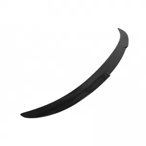 Spoiler de portbagaj potrivit pentru BMW 3 F30 11-19 Sedan M4 Look Lipspoiler Negru Lucios din Plastic ABS-image-6337119