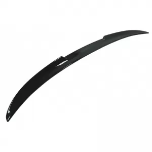Spoiler de portbagaj potrivit pentru BMW 3 F30 11-19 Sedan M4 Look Lipspoiler Negru Lucios din Plastic ABS-image-6337120