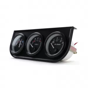 set retro negru cu manometre suplimentare de 52mm pentru voltaj, presiune ulei, curent, amperi, youngtimer-image-6337153
