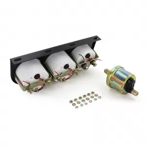 set retro negru cu manometre suplimentare de 52mm pentru voltaj, presiune ulei, curent, amperi, youngtimer-image-6337154