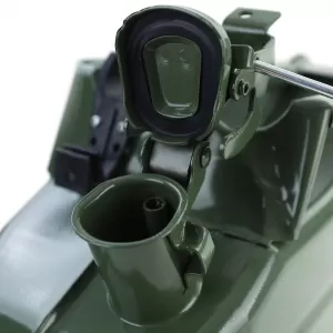 canistru metalic de 10L pentru rezervă de combustibil benzină motorină cu cioc verde-image-6337201