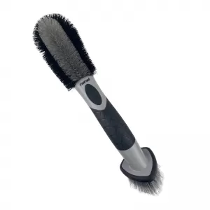 Brush suitable for Wheels Feral Detailing Pro with Double Head 35cm Grey-image-6337281