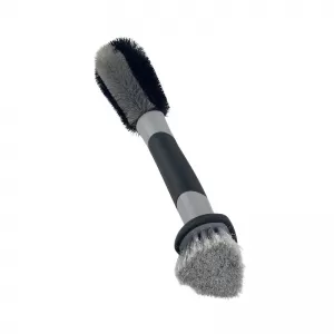 Brush suitable for Wheels Feral Detailing Pro with Double Head 35cm Grey-image-6337282