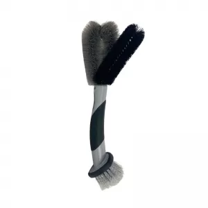 Brush suitable for Wheels Feral Detailing Pro with Double Head 35cm Grey-image-6337283