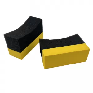 Applicator Sponge Feral Detailing Pro suitable for Tyres 10x6x4cm Set 2 Pcs-image-6337318