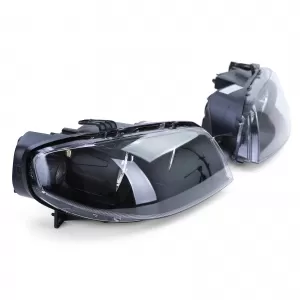 Headlights black right left for Fiat Punto 03-05-image-6337321